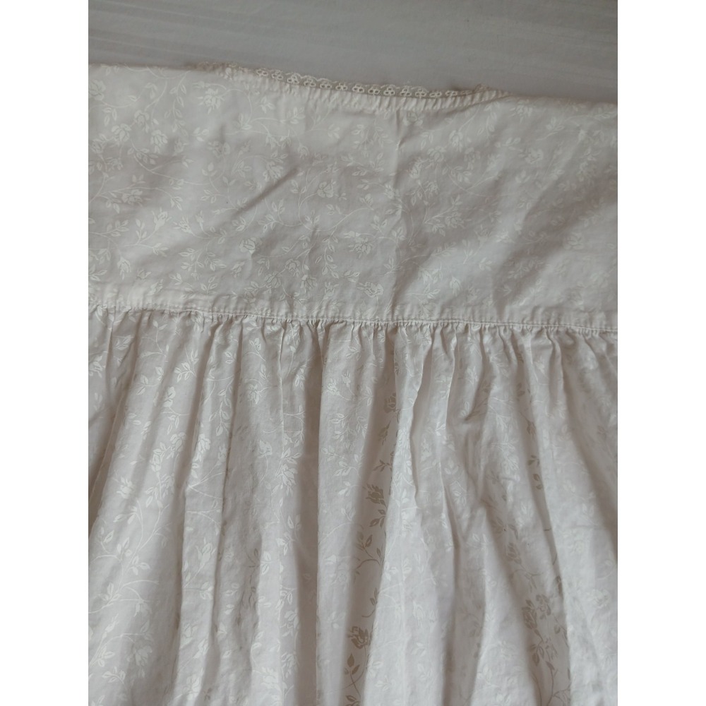 Eileen West Nightgown Medium Floral Lace Cottage Core Pockets Cotton House - Picture 14 of 16